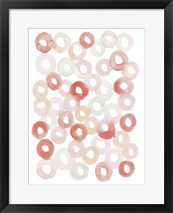 Framed Candy Pattern III Print