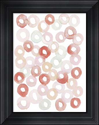 Framed Candy Pattern III Print