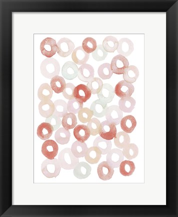 Framed Candy Pattern III Print