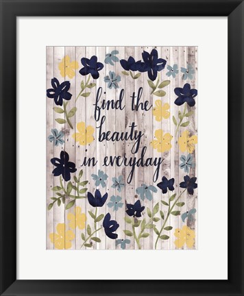 Framed Cottage Inspiration II Print