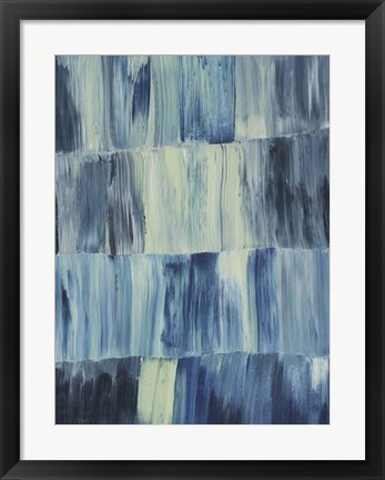 Framed Aurora Blues I Print