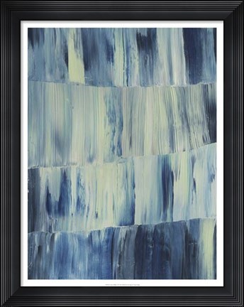 Framed Aurora Blues II Print