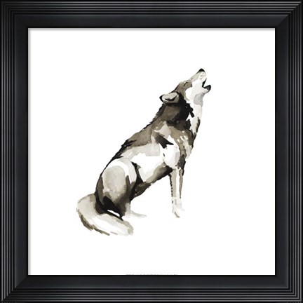 Framed Watercolor Woodland II Print