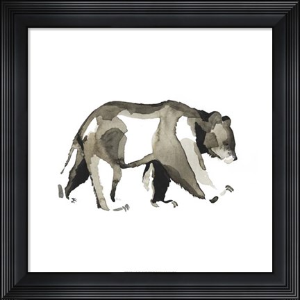 Framed Watercolor Woodland IV Print