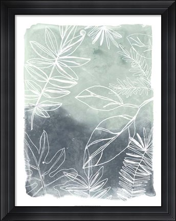 Framed Tropical Batik I Print