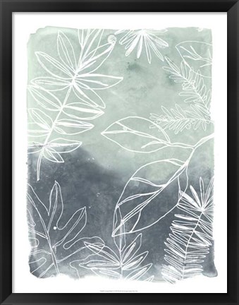 Framed Tropical Batik I Print