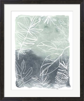 Framed Tropical Batik I Print
