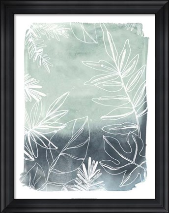 Framed Tropical Batik II Print