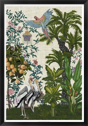 Framed Paradis Chinoiserie II Print