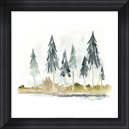 Framed Lake Shore II Print