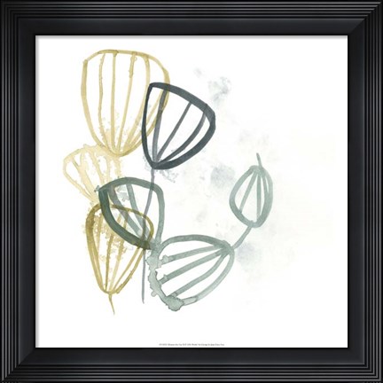Framed Abstract Sea Fan II Print