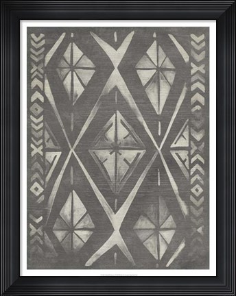 Framed Mudcloth Patterns I Print