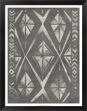 Framed Mudcloth Patterns I Print