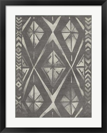 Framed Mudcloth Patterns I Print