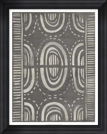 Framed Mudcloth Patterns II Print