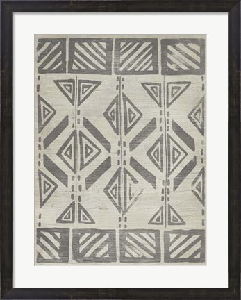 Framed Mudcloth Patterns VII Print