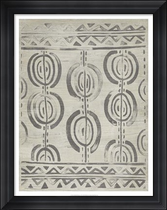 Framed Mudcloth Patterns VIII Print