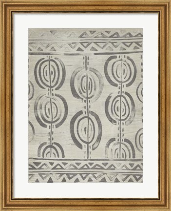 Framed Mudcloth Patterns VIII Print