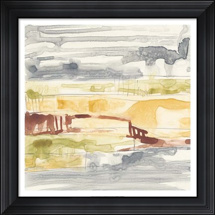 Framed Tiered Layers I Print