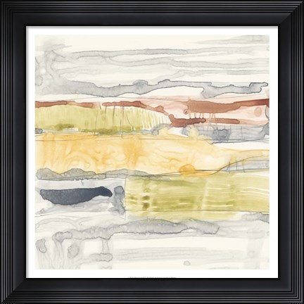 Framed Tiered Layers II Print