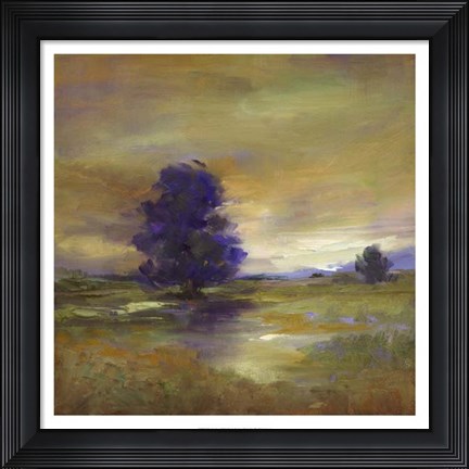 Framed Purple Tree Print