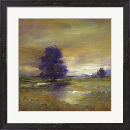 Framed Purple Tree Print