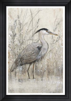 Framed Hunt in Shallow Waters I Print