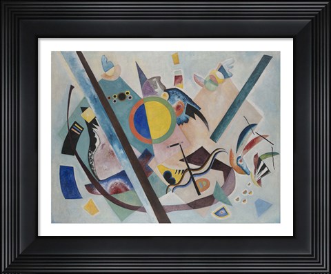 Framed Multicolored Circle, 1921 Print