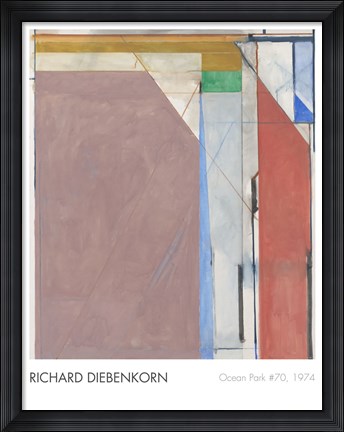 Framed Ocean Park No. 70, 1974 Print
