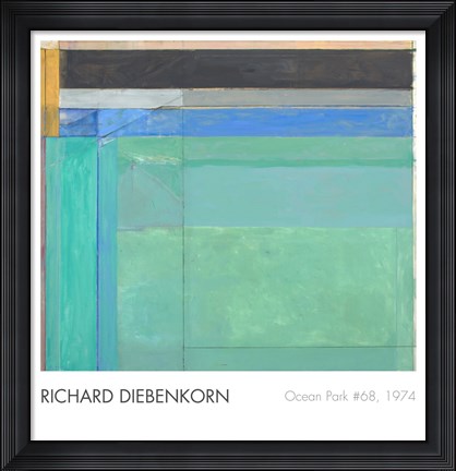 Framed Ocean Park No. 68, 1974 Print