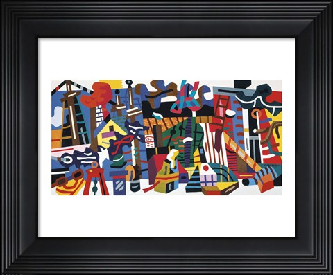 Framed Swing Landscape, 1938 Print