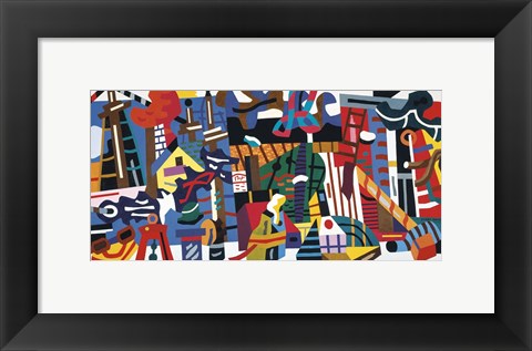 Framed Swing Landscape, 1938 Print