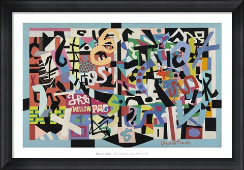 Framed Mellow Pad, 1945-1951 Print