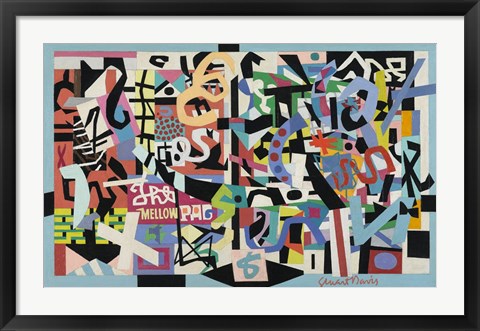Framed Mellow Pad, 1945-1951 Print