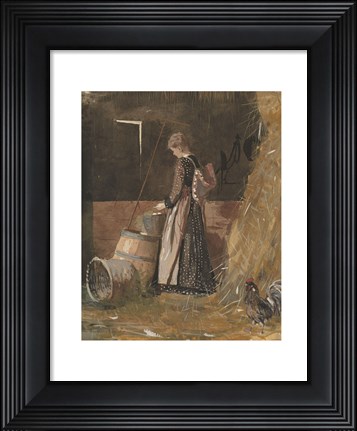 Framed Fresh Eggs, 1874 Print