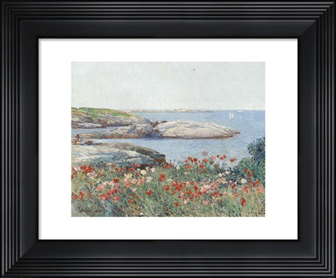 Framed Poppies, Isles of Shoals, 1891 Print