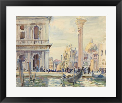 Framed Piazzetta, c. 1911 Print