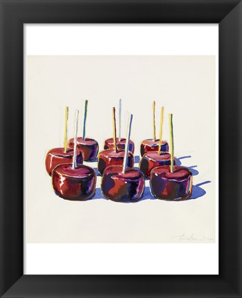 Framed Nine Jelly Apples, 1964 Print