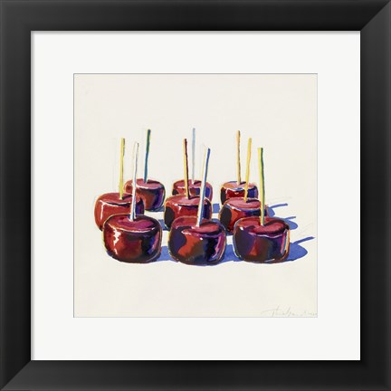 Framed Nine Jelly Apples, 1964 Print