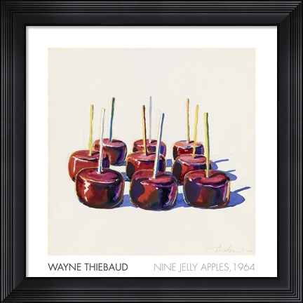 Framed Nine Jelly Apples, 1964 Print