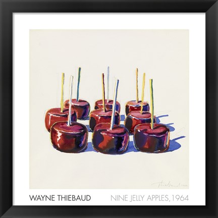 Framed Nine Jelly Apples, 1964 Print