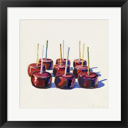 Framed Nine Jelly Apples, 1964 Print