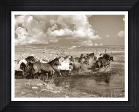 Framed On the Move Print