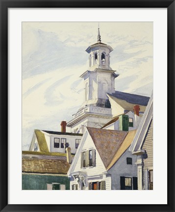 Framed Methodist Church Tower, 1930 Print