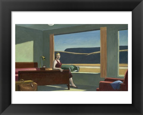 Framed Western Motel, 1957 Print