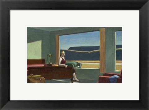 Framed Western Motel, 1957 Print