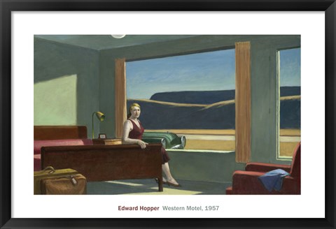 Framed Western Motel, 1957 Print