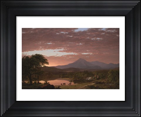 Framed Mt. Ktaadn, 1853 Print