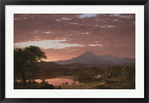 Framed Mt. Ktaadn, 1853 Print