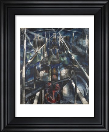 Framed Brooklyn Bridge, 1919-20 Print